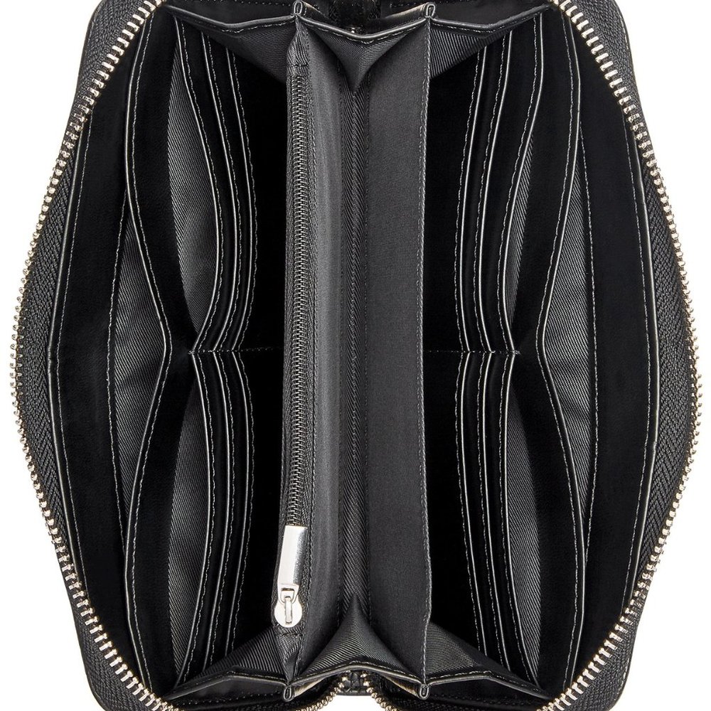 Steve Madden Natalie Webstripe Zip-Around Wallet - Picture 2 of 3